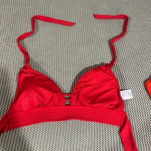 Red Women's Bikini Top